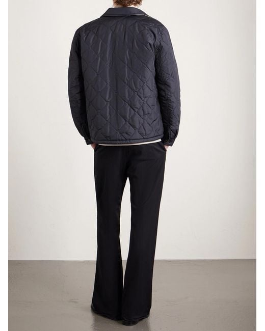 Burberry Black Reversible Padded Quilted Shell Jacket for men