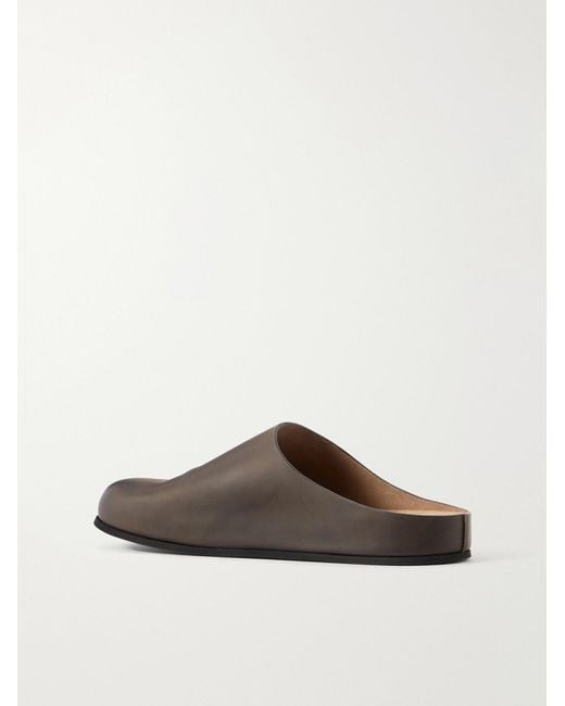 Common Projects Leather Clogs in Brown für Herren