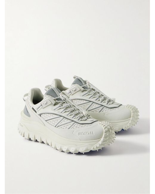 Trailgrip Low Top Sneakers di Moncler in White