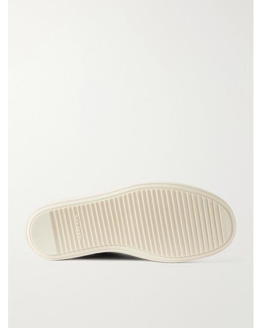 Rick Owens Black Jumbolace Denim Sneakers for men