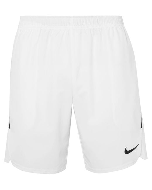Nike Nikecourt Flex Ace Slim-fit Dri-fit Tennis Shorts in White for Men ...