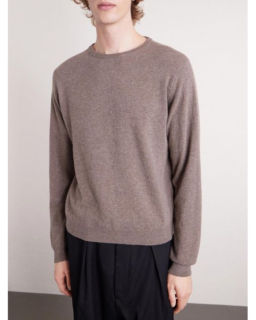 Jil Sander Purple Wool And Cashmere-Blend Sweater for men