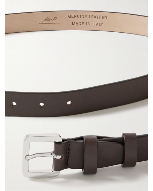Mr P. Brown 2.5Cm Leather Belt for men