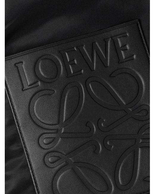 Loewe Black Nylon Padded Jacket for men