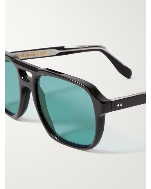Cutler & Gross Green 1394 Aviator-style Acetate Sunglasses for men