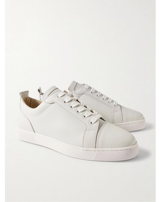 Christian Louboutin Natural Louis Junior Leather Sneakers for men