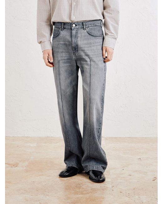 mfpen Blue Ceremony Straight-Leg Organic Jeans for men
