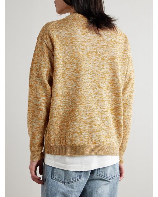 Federico Curradi Natural Linen And Cotton-Blend Sweater for men