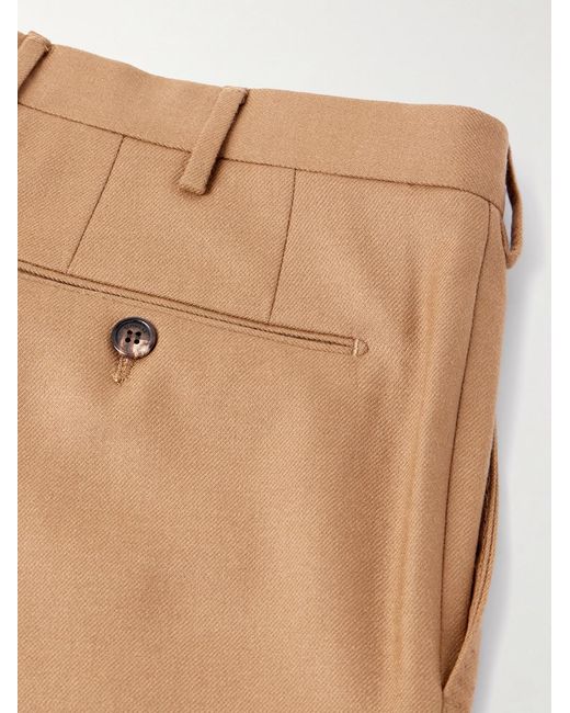 Slowear Natural Slim-Fit Wool And Cashmere-Blend Twill Suit Trousers for men