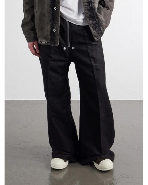 Rick Owens Natural Sneaks Leather Sneakers for men