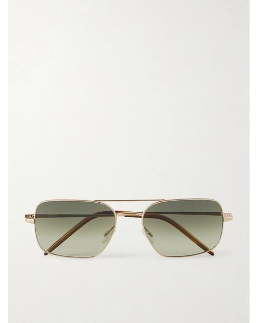 Oliver Peoples Natural Victory Ii Aviator-Style-Tone Sunglasses for men