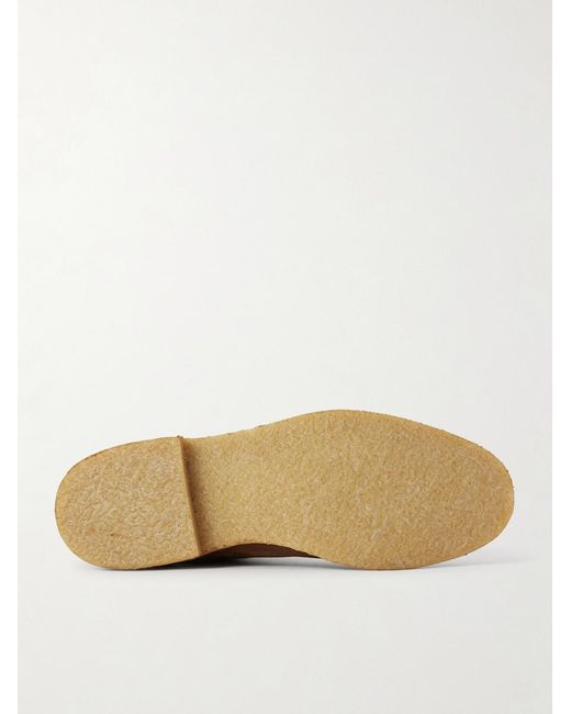 Officine Creative Brown History 004 Suede Chelsea Boots for men