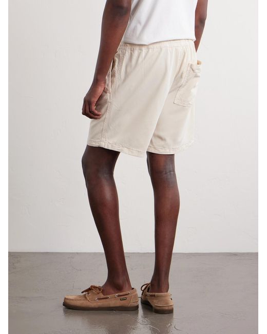 NN07 Natural Gregor Straight-Leg Tencel Lyocell And Lenzing Ecovero-Blend Twill Drawstring Shorts for men