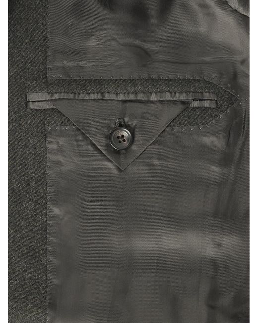 J. Mueser Black Waverly Wool-Twill Blazer for men