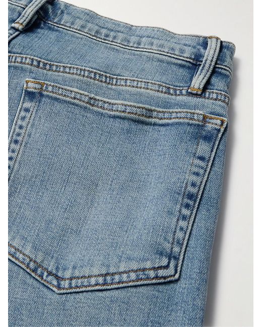 FRAME Blue L'Homme Slim-Fit Stretch-Denim Jeans for men