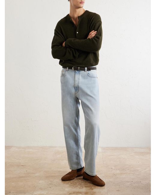 Ghiaia Blue Straight-Leg Jeans for men