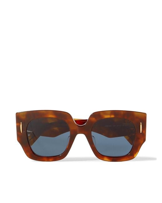 Loewe Brown Oversized Square-frame Acetate Sunglasses for men