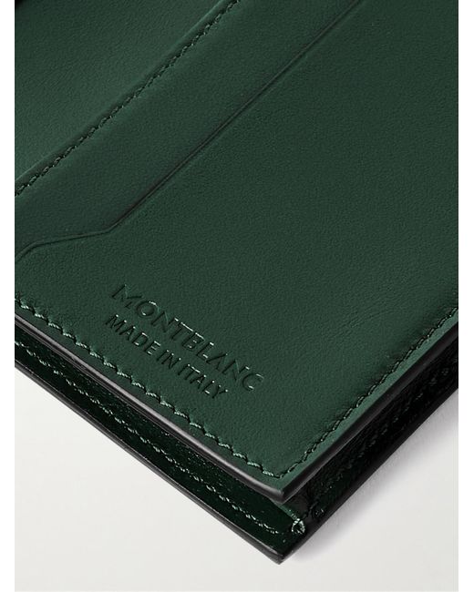 Montblanc Meisterstück aufklappbares Kartenetui aus Leder mit Farbverlauf in Green für Herren