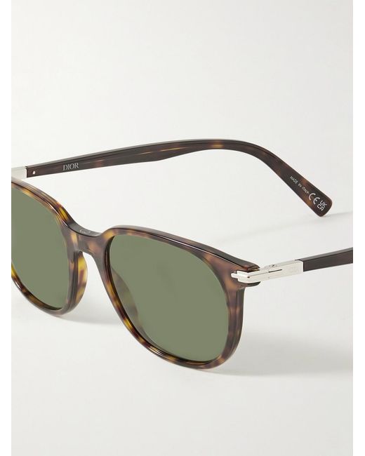 Dior Green Diorblacksuit S12I Square-Frame Acetate Sunglasses for men
