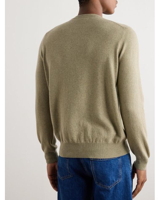 Loro Piana Natural Slim-Fit Baby Cashmere Sweater for men