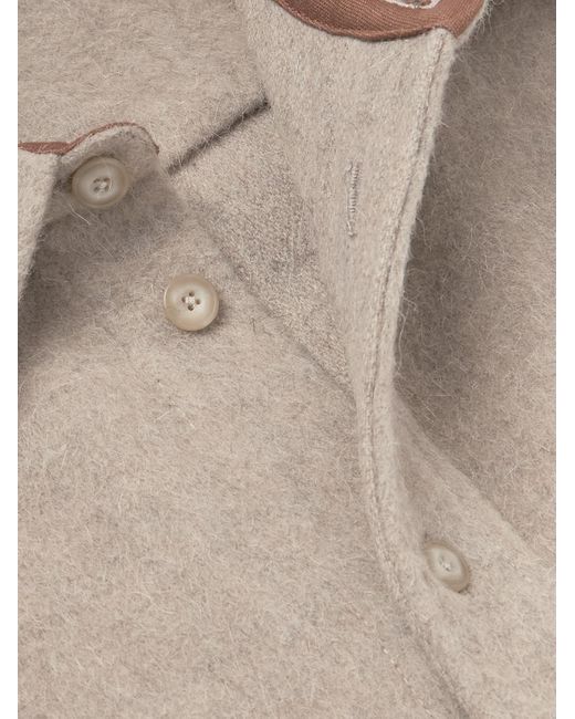 A Kind Of Guise White Dullu Wool-blend Overshirt for men