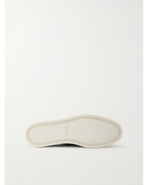 Church's White Peebles Suede Loafers for men