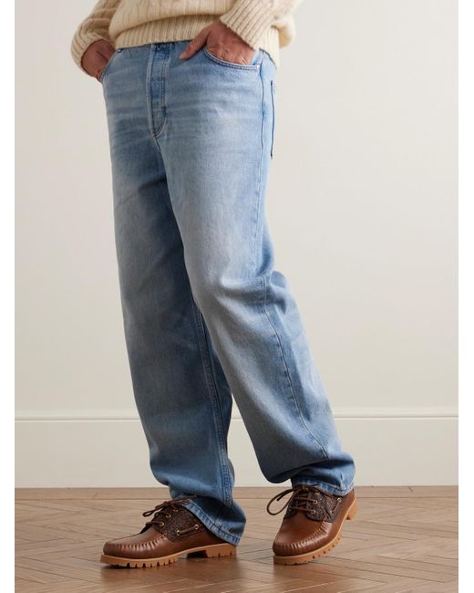 VINNY'S Brown Aztec Leather Boat Shoes for men