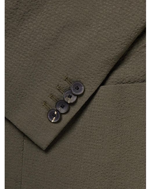 Mr P. Green Wool-Blend Seersucker Suit Jacket for men