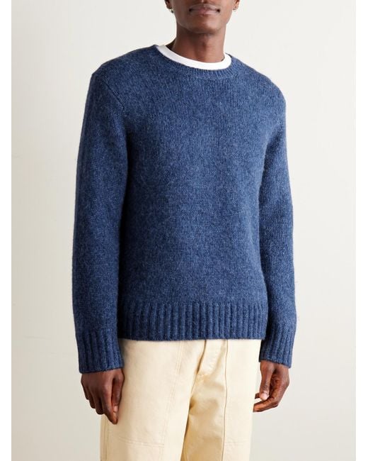 Wool-Blend Sweater di Corridor NYC in Blue da Uomo