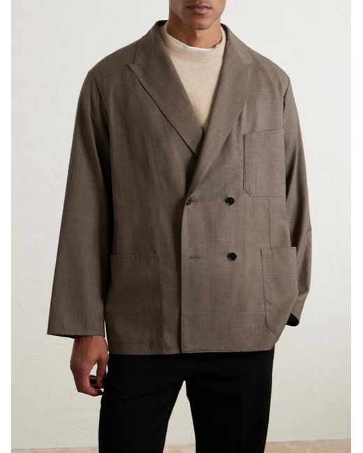 Giacca Doppiopetto di Kaptain Sunshine in Brown da Uomo