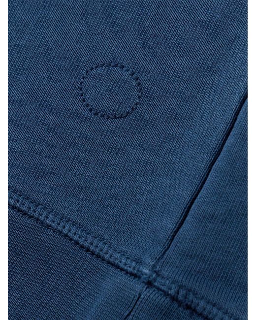 Folk Blue Prism Garment-Dyed Cotton-Jersey Sweatshirt for men