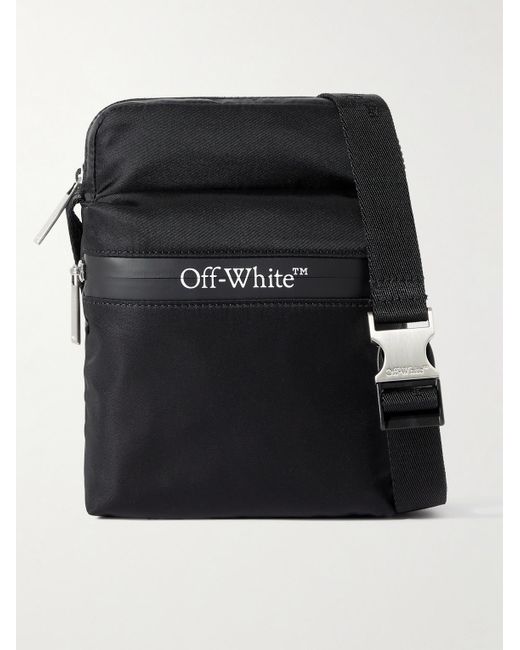 Off-White c/o Virgil Abloh Outdoor Umhängetasche aus Shell mit Logoprint in Black für Herren