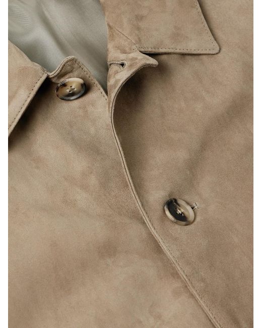 Saman Amel Natural Suede Jacket for men