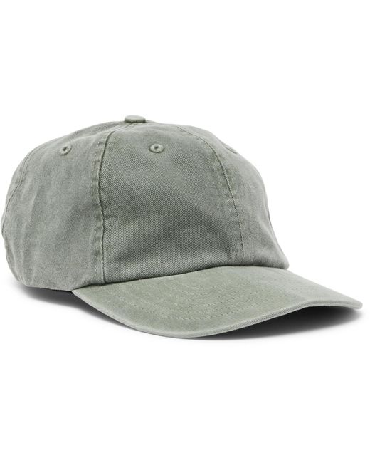 J.Crew Green Garment-dyed Cotton-twill Baseball Cap for men