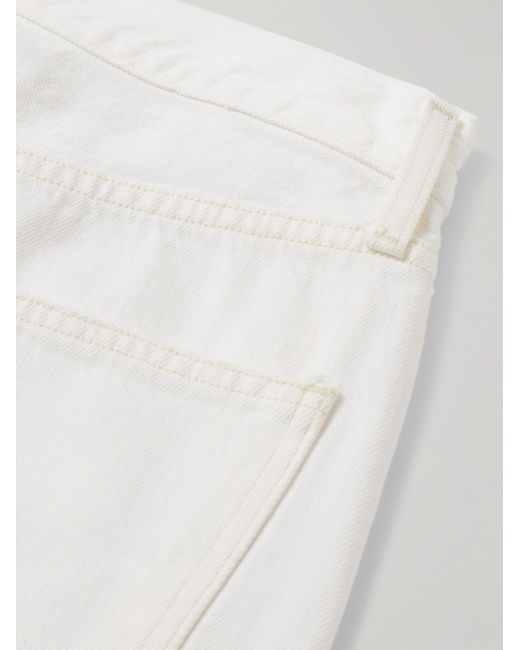 Agolde White 90's Straight-leg Distressed Jeans for men