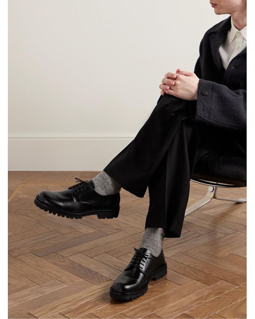 Mr P. Jacques Derby-Schuhe aus Leder in Black für Herren