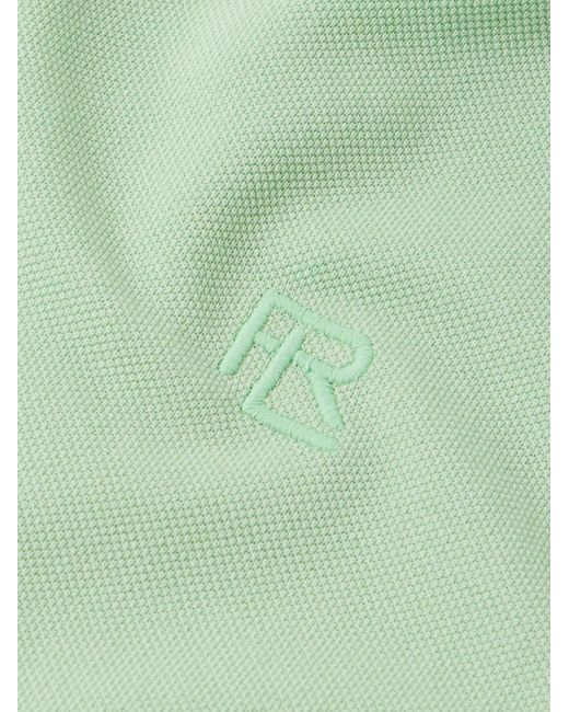 Ralph Lauren Purple Label Green Logo-embroidered Cotton-piqué Polo Shirt for men
