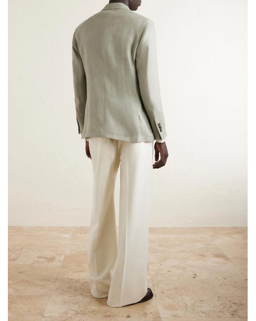 Lardini Gray Linen Blazer for men