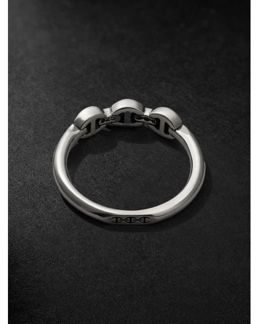 Hoorsenbuhs Black Makers Dame Sterling Ring for men
