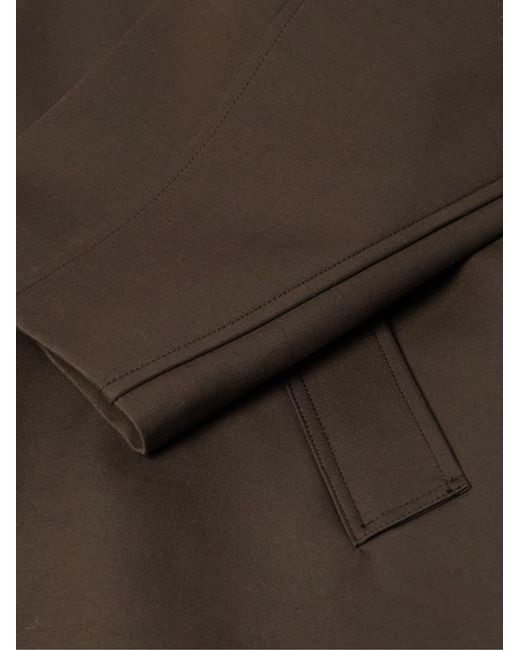Lemaire Brown Wool-Blend Car Coat for men
