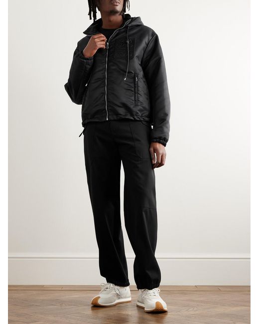 Loewe Black Nylon Padded Jacket for men