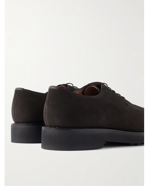 Church's Black Stratton I Suede Derby Shoes for men