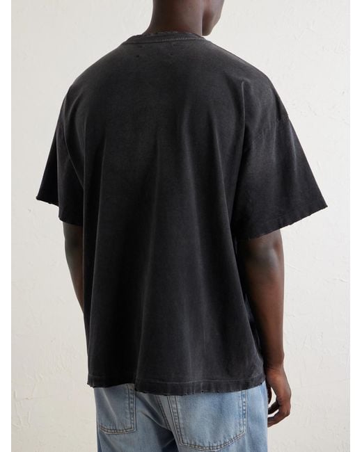 Satoshi Nakamoto Gray Escape Reality Logo-Print Cotton-Jersey T-Shirt for men