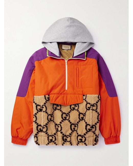 Orange clearance half jacket