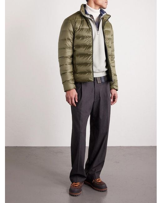 Fusalp Green Gordyn Quilted Down Ski Jacket for men