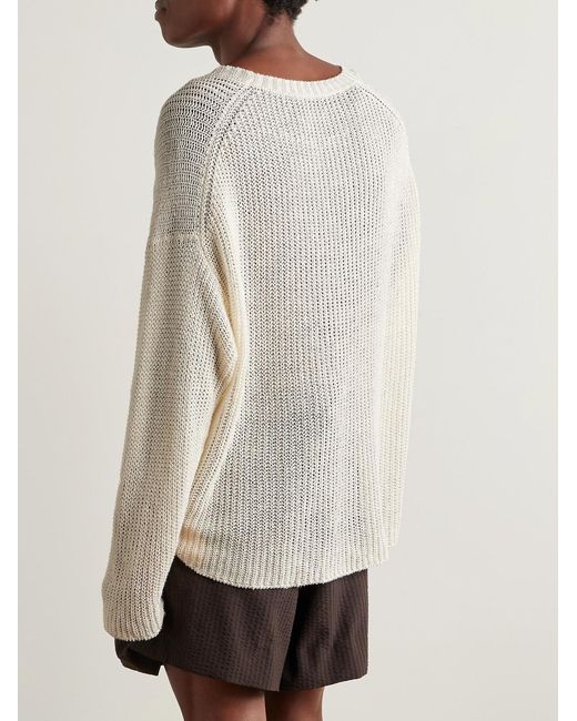STÒFFA Natural Linen Sweater for men