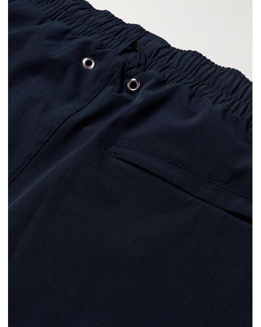 NN07 Blue Holiday 10039 Straight-Leg Short-Length Recycled-Shell Swim Shorts for men