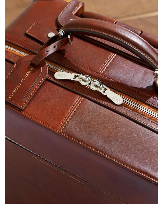 Trolley Da Cabina di Brunello Cucinelli in Brown da Uomo