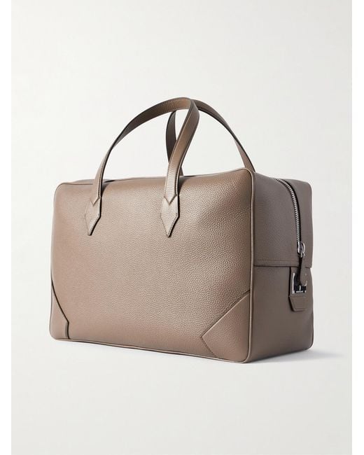 Montblanc Natural Full-grain Leather Holdall for men