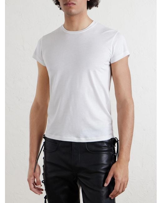 Tom Ford White Cotton-Jersey T-Shirt for men